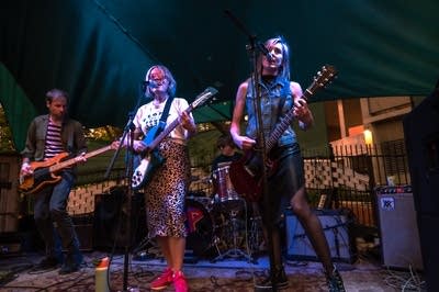 The Mood Swings performing on stage