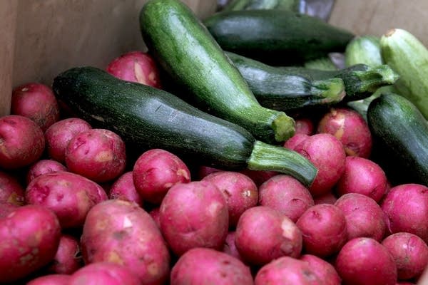 A harvest of fresh vegetables