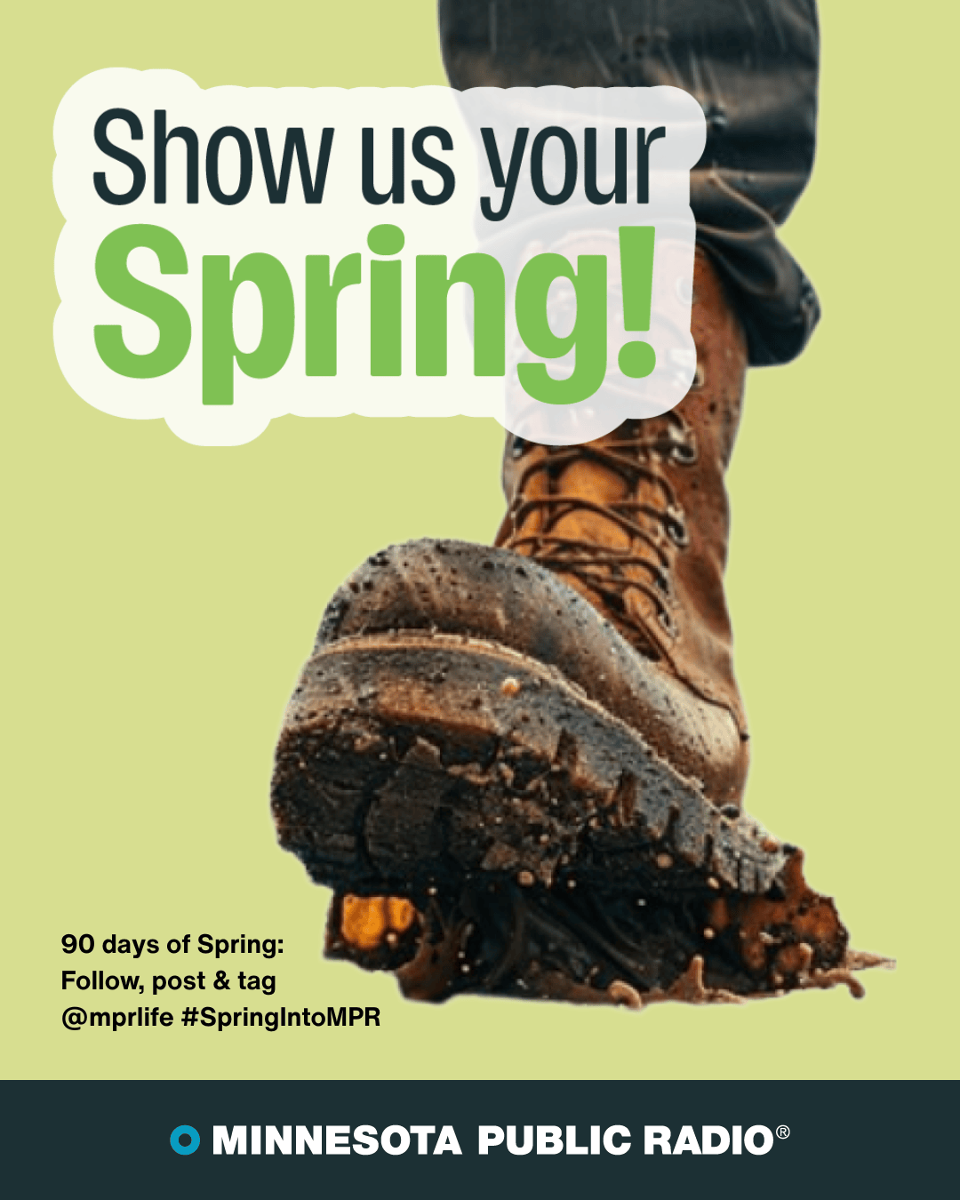 90 days of spring graphic