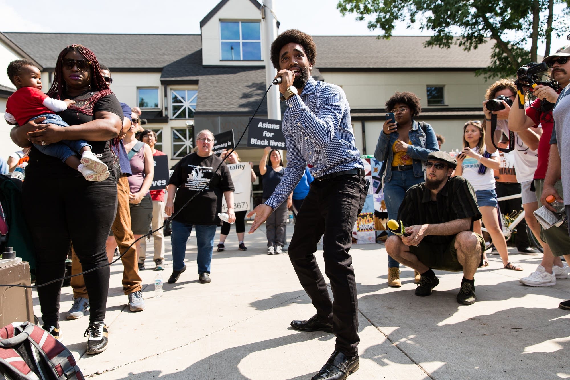 James Badue-El, prison outreach chair for the Minneapolis NAACP.