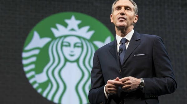 Starbucks CEO Howard Schultz.