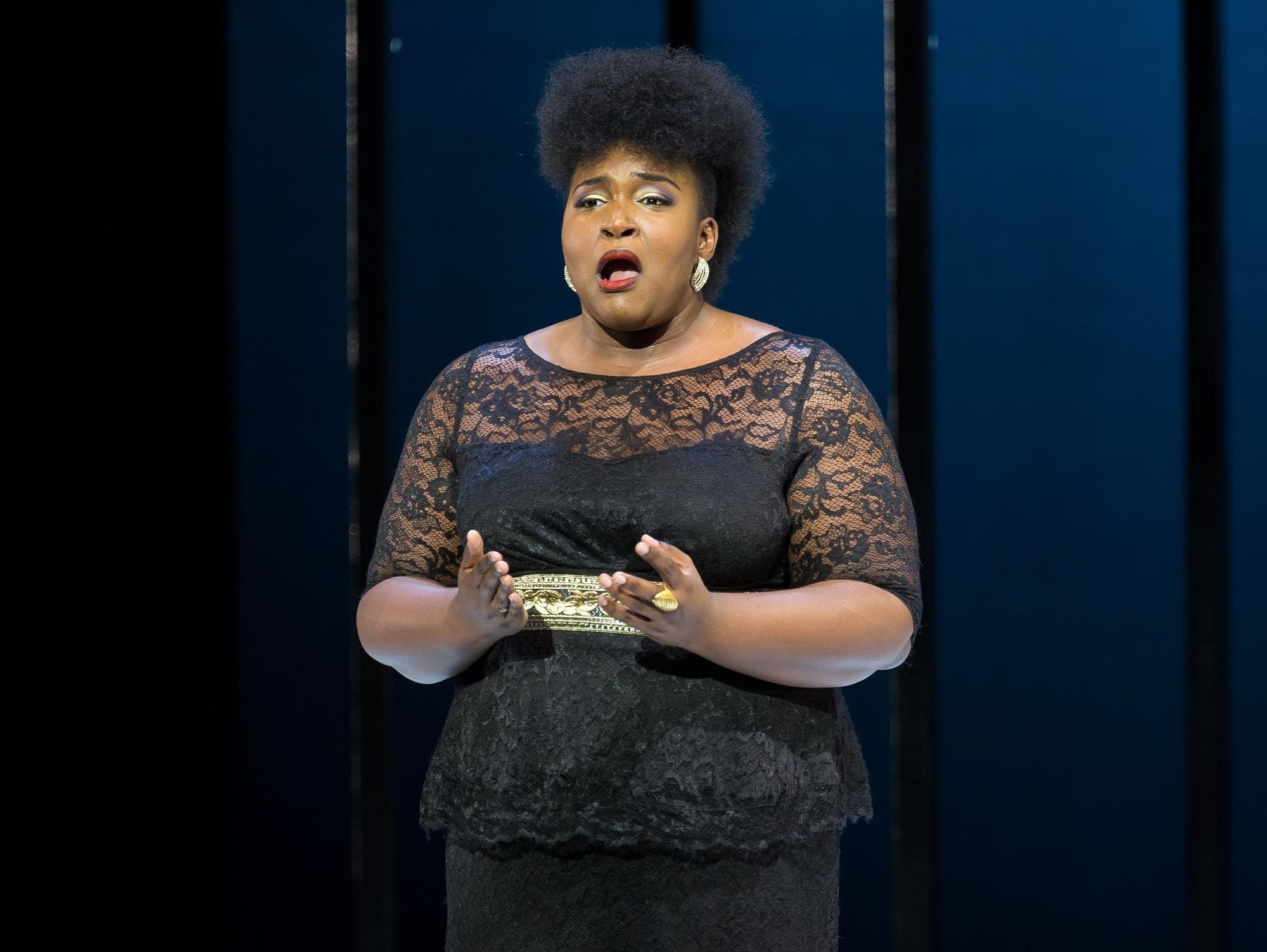 Soprano Leah Hawkins performs in 'Justice at the Opera.'