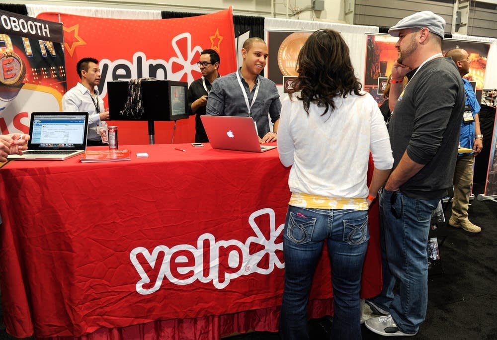 Yelp booth