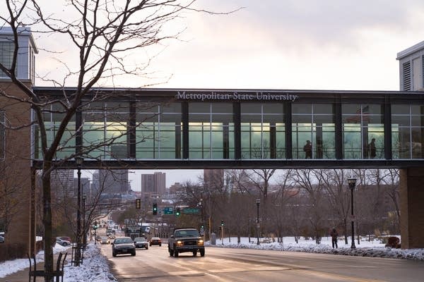 Metropolitan State University skyway.