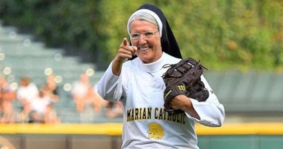 Sister Mary brings the heat
