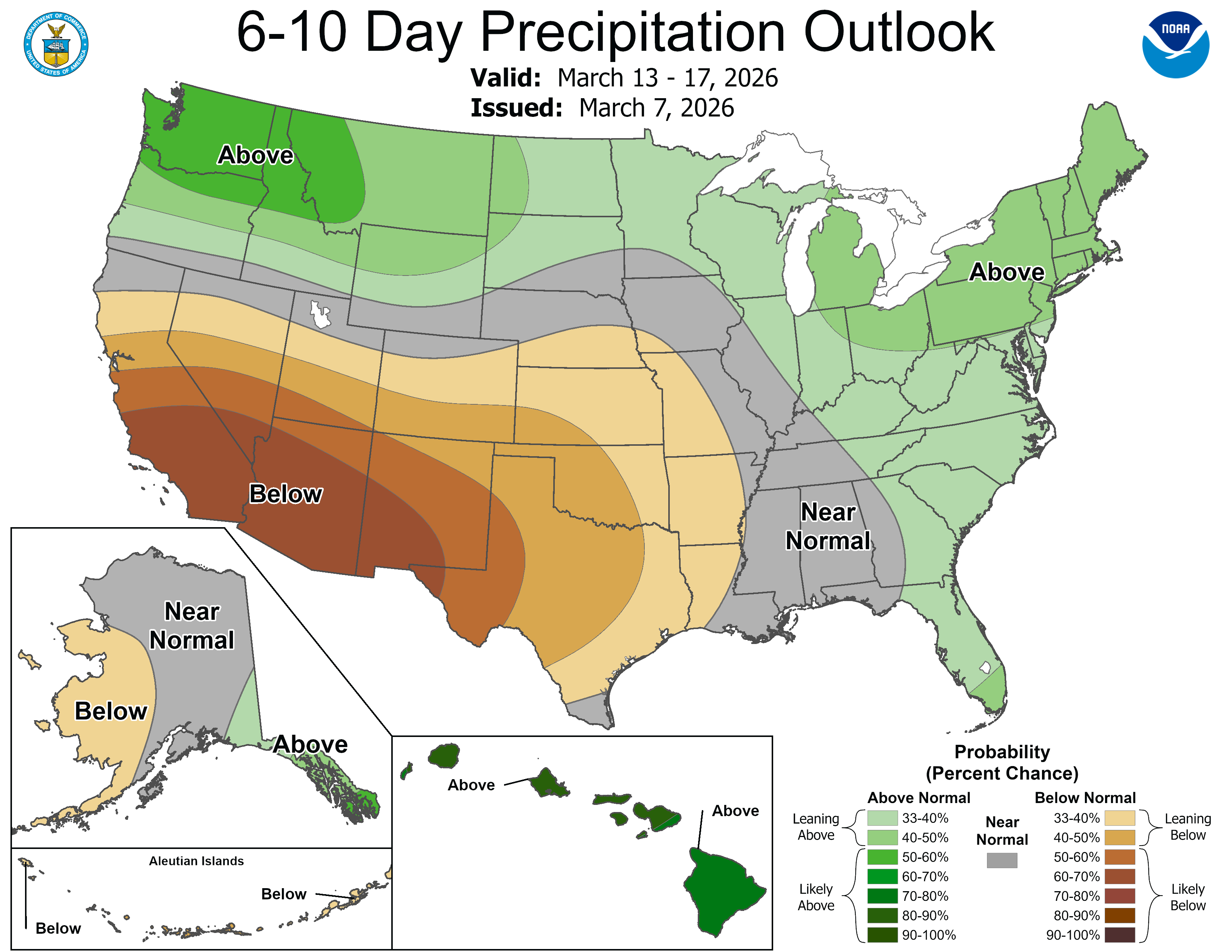 6-10 day precipitation outlook