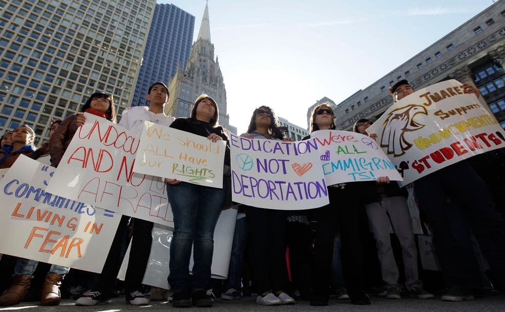 Immigration rally