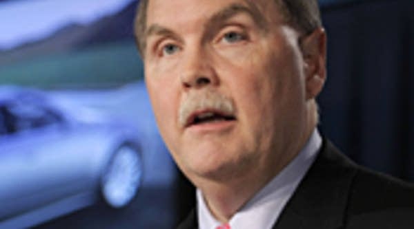 General Motors CEO Fritz Henderson holds a press conference with the details of GM's emergence from bankruptcy.