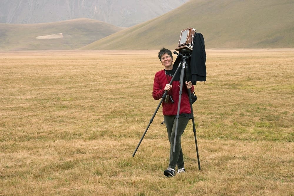 JoAnn Verburg with camera