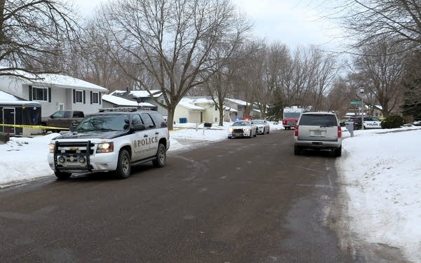 Scene of police shooting in Oakdale