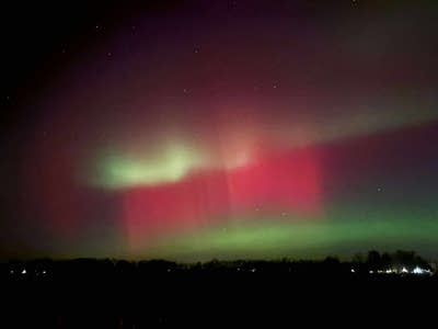 aurora in Glasford, Illinois