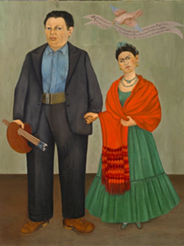 Frida Kahlo,  "Frieda and Diego Rivera," 1931