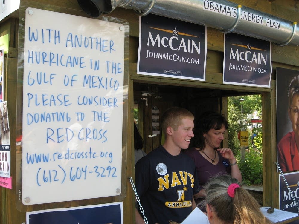McCain booth at the Minn. State Fair