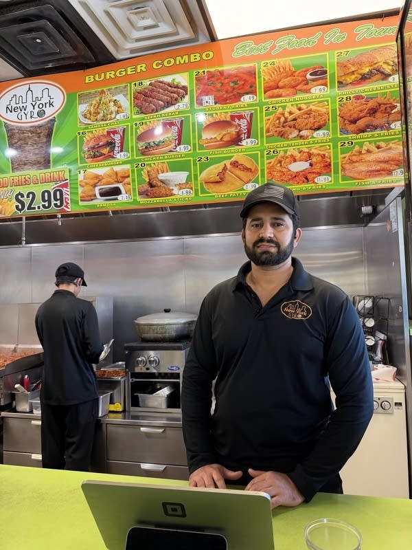 Man posing for photo in New York Gyro