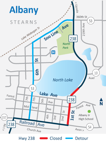 Highway 238 Albany Reconstruction