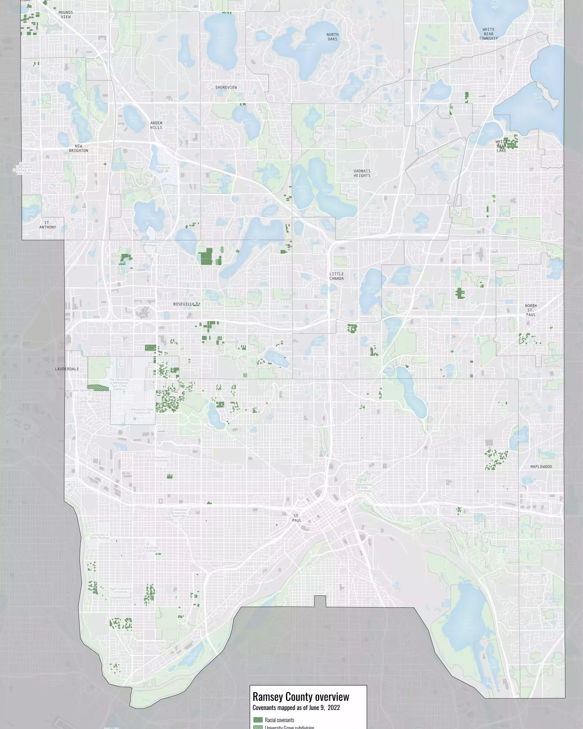 New map highlights home deeds with racist language in Ramsey County | MPR  News
