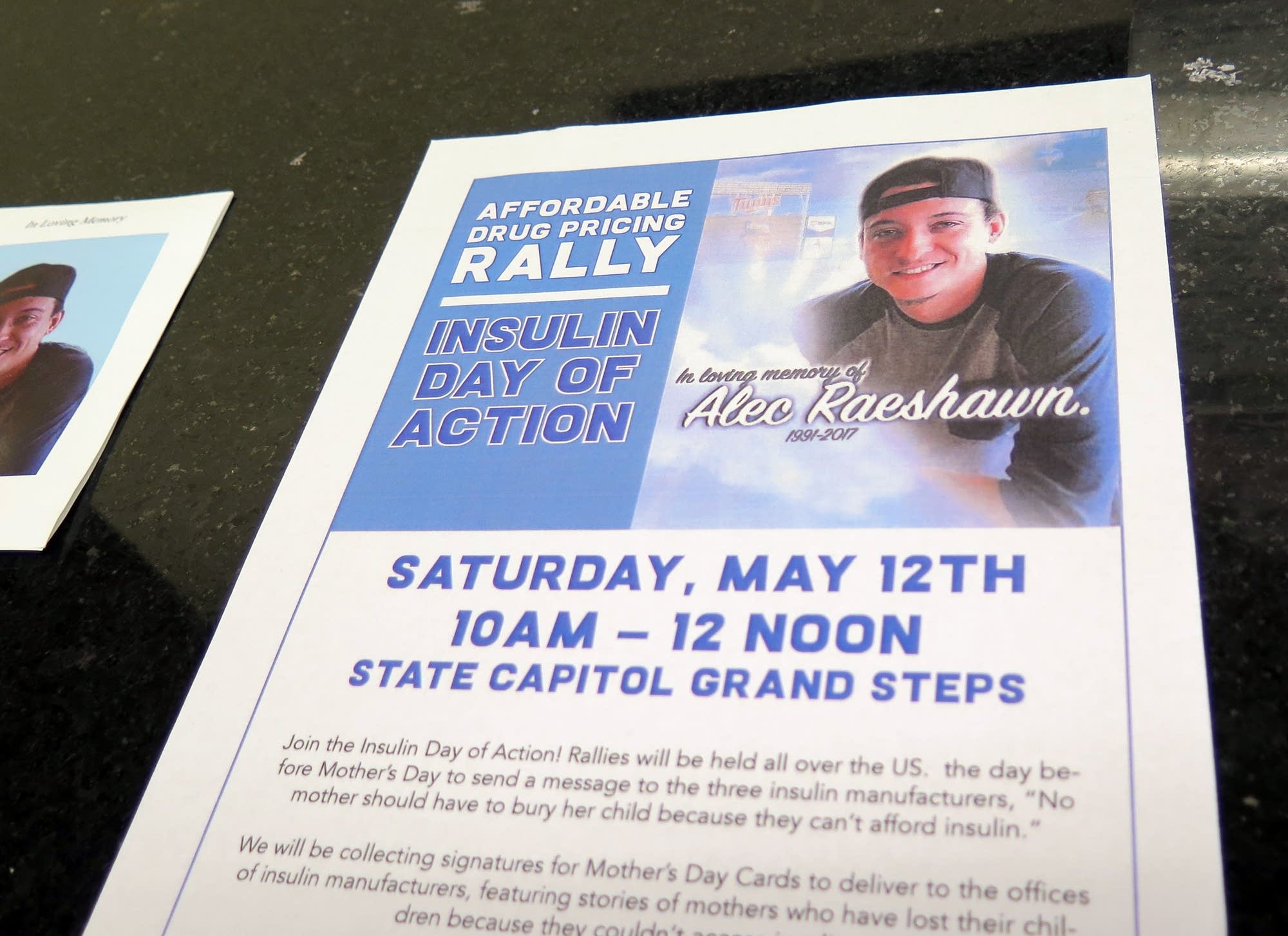 There will be a rally Saturday at the State Capitol for affordable drugs.
