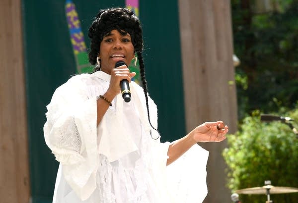 Santigold performs in support of her "Spirituals" release at Stern Grove on July 02, 2023 in San Francisco, California.