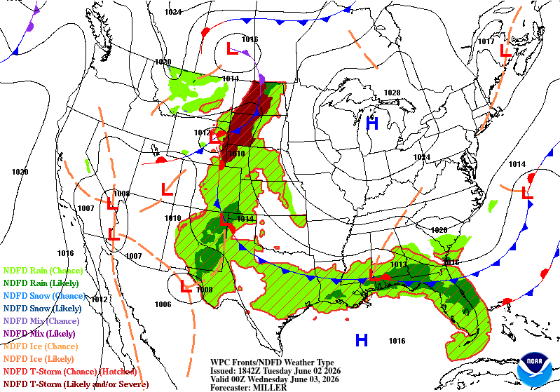 Surface analysis Tuesday 7 p.m. 