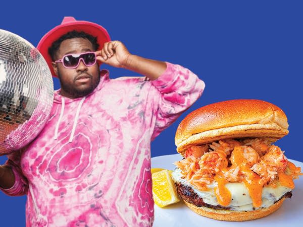 Before catching Nur-D at Pryes Stage at Schilling Amphitheater at the Minnesota State Fair's West End on Aug. 27-28, you could enjoy the Surf & Turf Burger at Cafe Caribe.