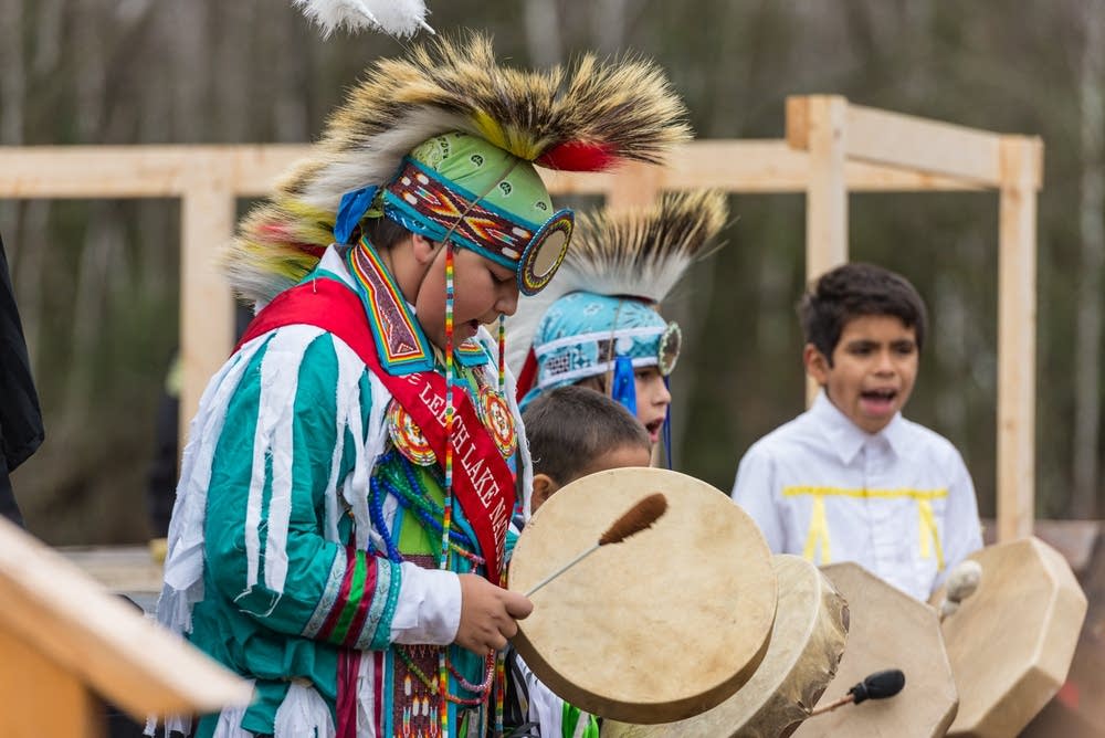 Children from the Leech Lake Band of Ojibwa