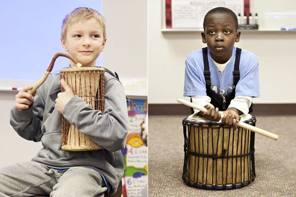 Young drummers