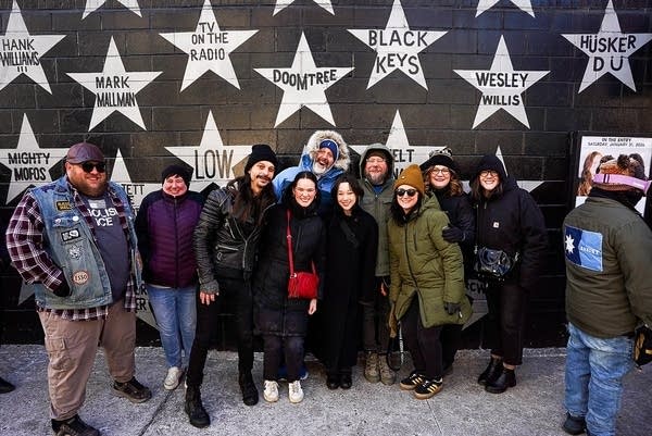 people waiting in line outside of first avenue