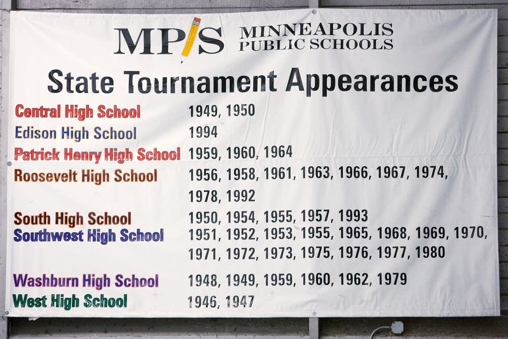 State tourney banner