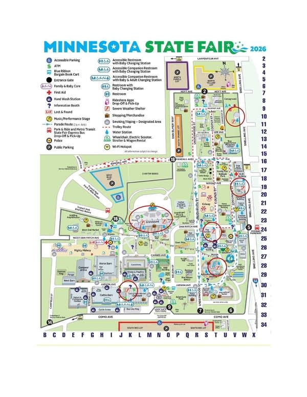 state fair map