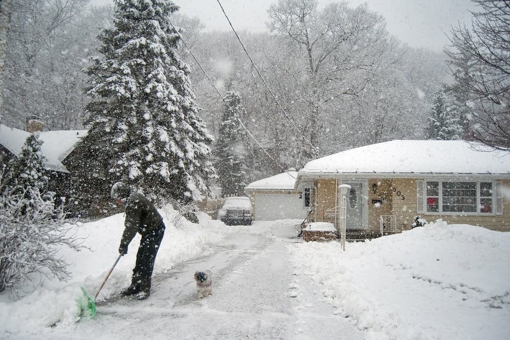 Trying to stay ahead of the snow