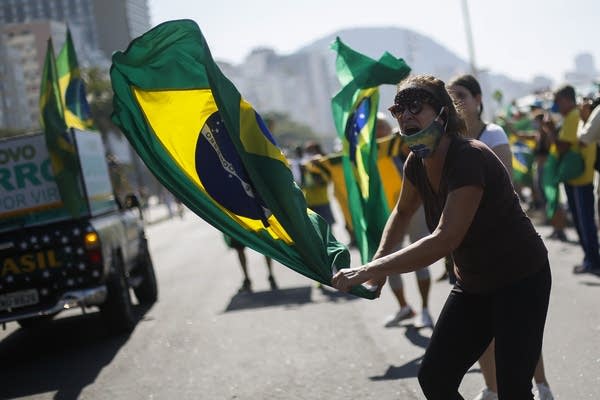 Brazil has witnessed protests over how politicians have tackled COVID-19.