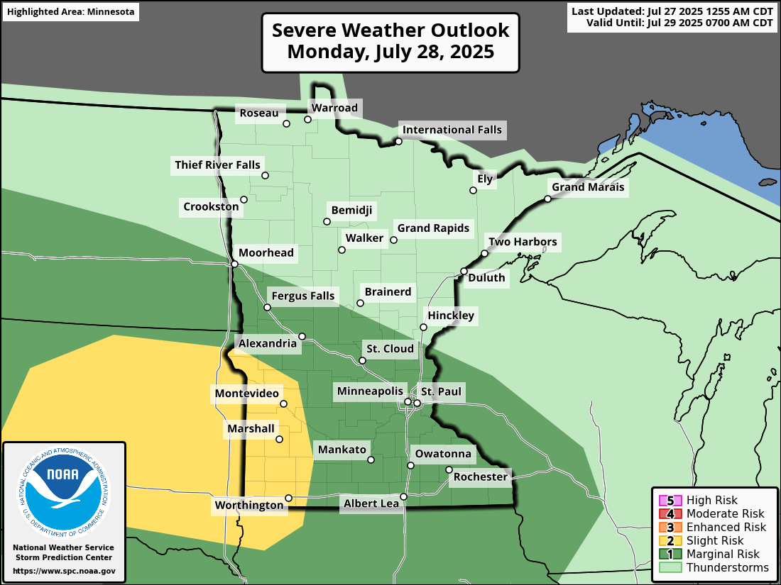 Monday severe outlook
