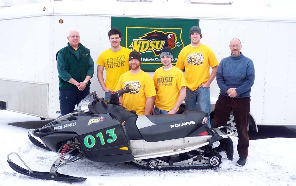 NDSU's clean snowmobile team