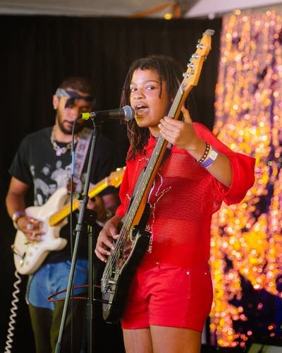 the band soulflower performing on stage