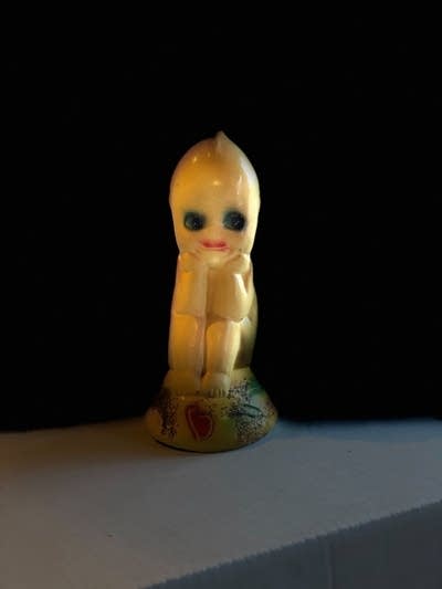 A kewpie-style doll 