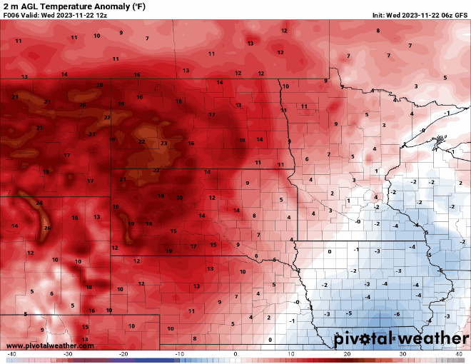 Milder Wednesday; much colder for Thanksgiving weekend