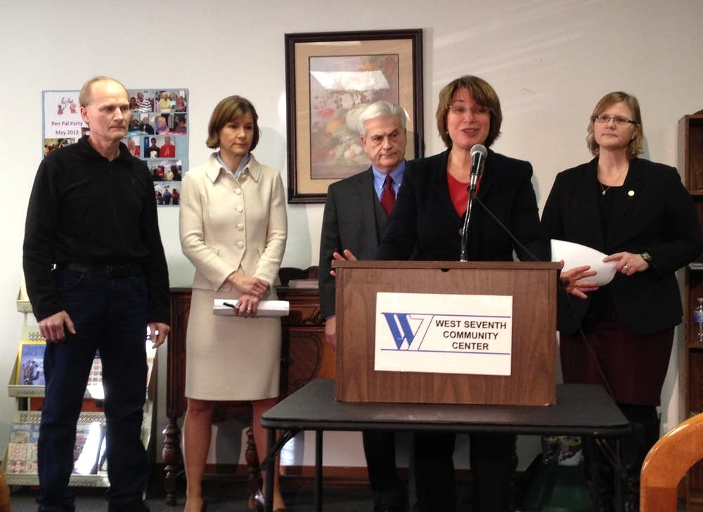 Klobuchar vulnerable adults press conference