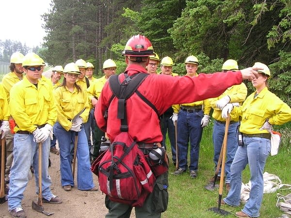 Firefighter students