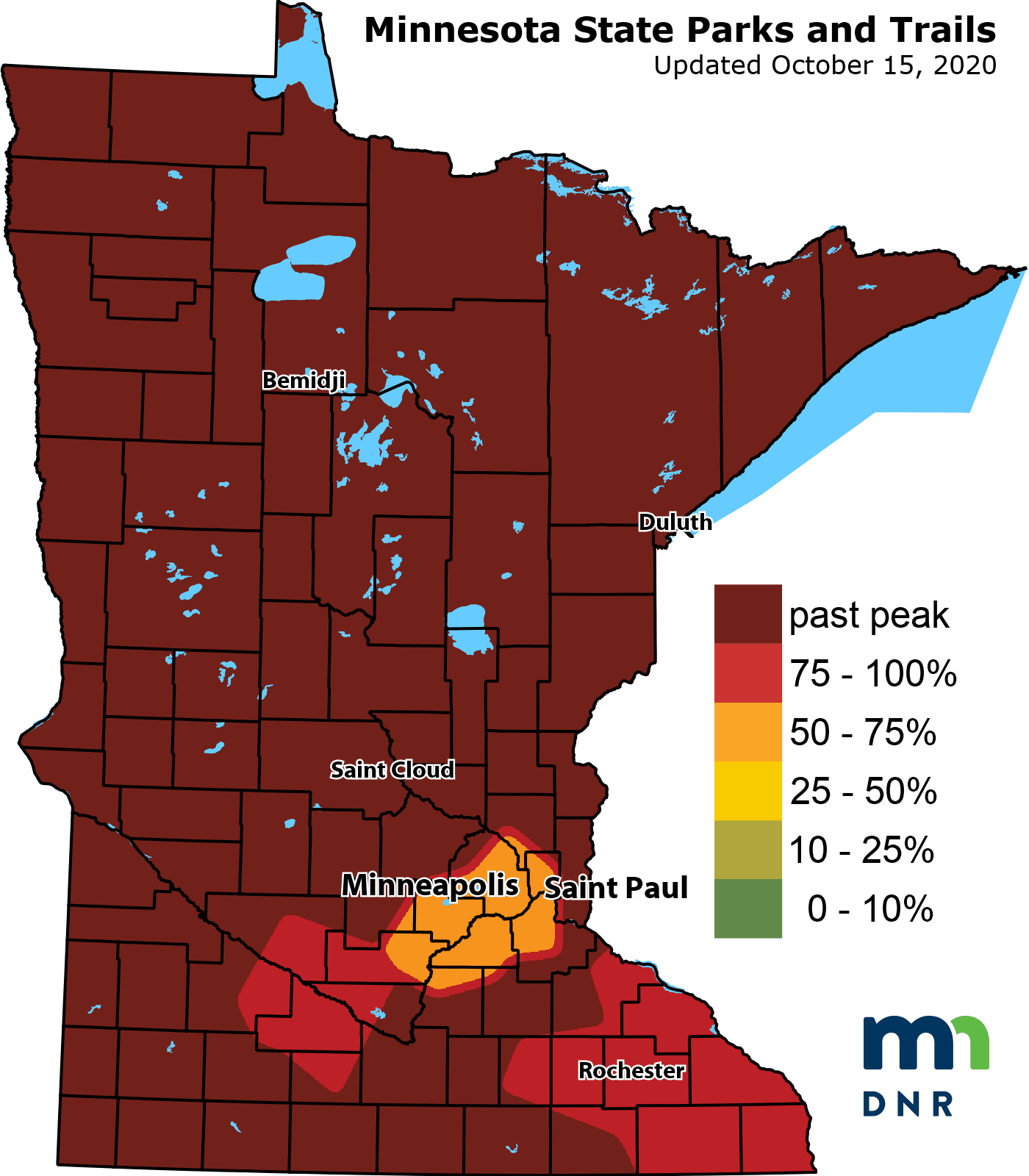 Breaking Hues Most Of State Past Peak For Fall Colors But Not Southeastern Minn Mpr News