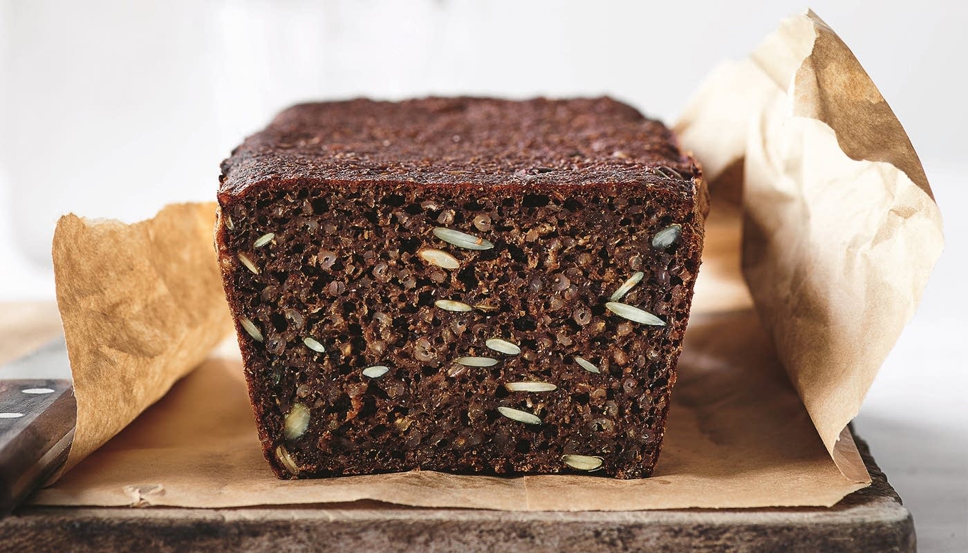 Meyer's Dark Rye Bread with Rye Berries and Pumpkin Seeds The