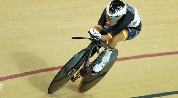 Denise Schindler competes in the Rio 2016 Paralympic Games.