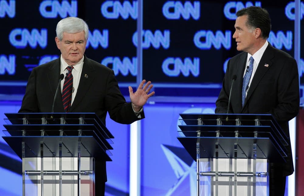 Newt Gingrich, Mitt Romney