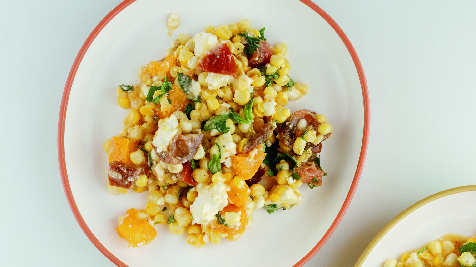 WNK_Corn & Heirloom Tomato Salad with Honey-Herb Vinaigrette from The Martha’s Vineyard Cookbook