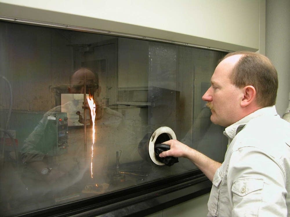 Burn test