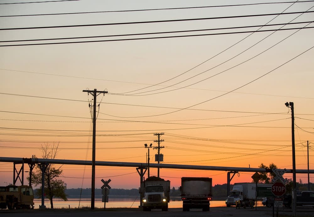 Sunrise at the Boise paper plant