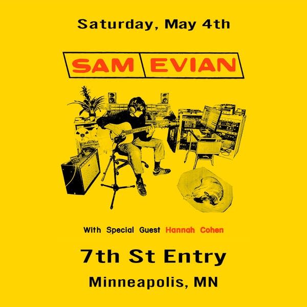 Sam Evian at 7th Street Entry on Saturday, May 4.