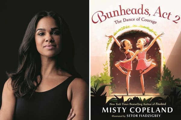 An author photo and book cover.