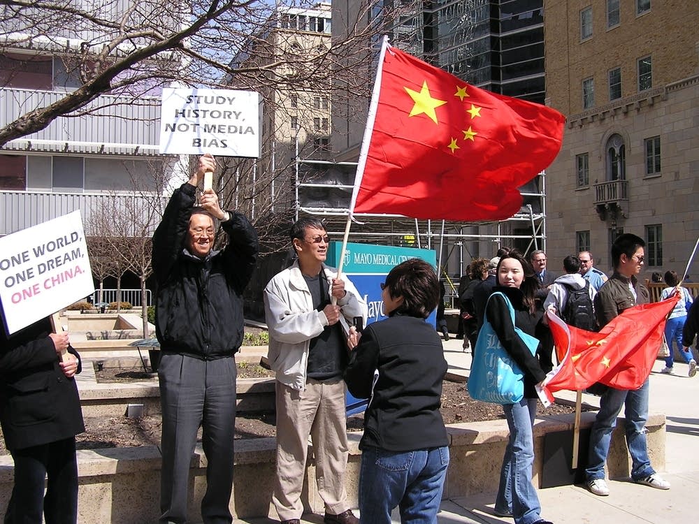 Chinese demonstrators