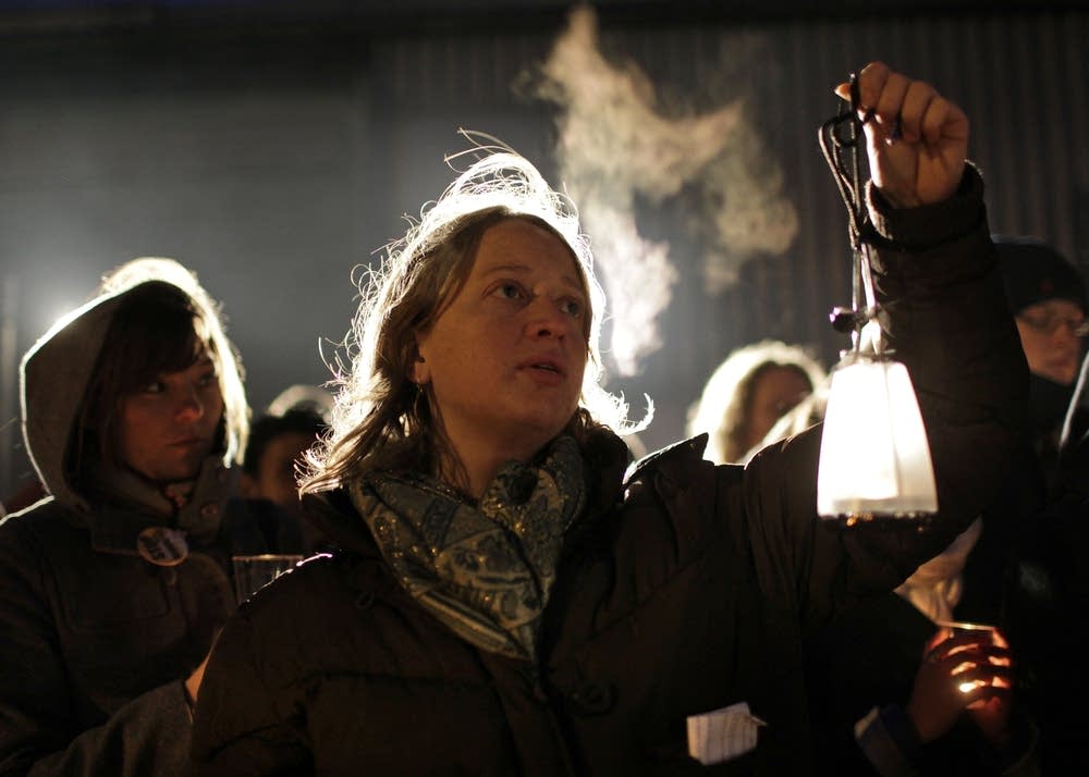 Protesters in Copenhagen