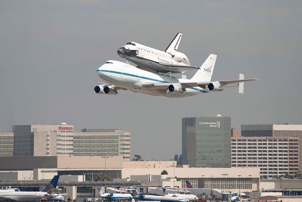 Space Shuttle Endeavour Arrives In L.A.